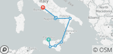  Italie du Sud et Sicile avec Taormina, Matera et la côte amalfitaine (de Palerme à Rome) (2026) - 8 destinations 