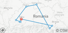  Individuell mit dem Rad durch Siebenbürgen (10 Tage) - 9 destinations 