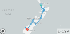  Premium New Zealand Encompassed (45 destinations) - 15 destinations 