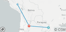 Argentina - Iguazú Falls and Salta - 6 days - 7 destinations 