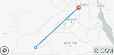  Goût de l\'Egypte \&quot; Pyramides, Le Caire et safari dans le désert de l\'oasis de Baharia - 6 jours - 4 destinations 