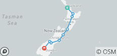  Circuit en groupe des hauts faits de la Nouvelle-Zélande | ULTIMATE - 9 destinations 