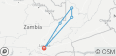  Voyage de luxe de 14 jours dans le nord de la Zambie (chutes d\'eau et nature sauvage) - 5 destinations 