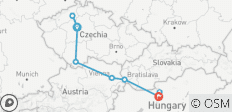  Circuit de 6 jours à la découverte de Prague - Vienne - Budapest - Circuit pour petits groupes - 9 destinations 