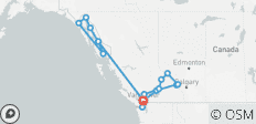  Enchanting Rockies and Alaska Cruise Vancouver → Vancouver (2026) - 17 destinations 
