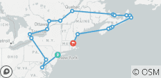  Ultimate New England New York City → Boston (2026) - 19 destinations 