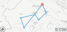  12 Days Golden Triangle tour with Udaipur and Tiger Safari - 7 destinations 