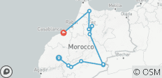  Circuit impérial privé de 6 jours au Maroc depuis Marrakech via Sahara, Fès, Chefchaouen - 11 destinations 