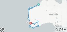  Coral Coast Aventure avec South Western Discovery Broome → Perth (2026) - 15 destinations 