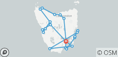  Points forts de la Tasmanie avec Coastal Discovery Hobart → Hobart (2027) - 21 destinations 