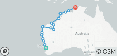  West Coast Explorer with Kimberley Coastal Expedition Perth → Darwin (2026) - 18 destinations 