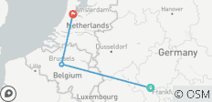  Frankfurt, Brussels and Amsterdam in 9 days - 3 destinations 