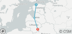  Tallinn, Riga &amp; Vilnius - 7 Tage - 3 Destinationen 