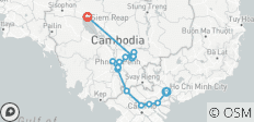  Spirituelles Kambodscha und der Mekong Ho Chi Minh Stadt → Siem Reap - 15 Destinationen 