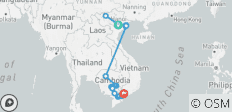  Trésors cachés du Vietnam et du Cambodge Hanoi → Ho Chi Minh Ville (2027) - 26 destinations 