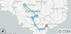  Majestic Mekong Kreuzfahrt Siem Reap → Ho Chi Minh Stadt - 13 Destinationen 