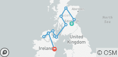  Entdeckungsreise durch Schottland und Irland mit dem Royal Edinburgh Military Tattoo (Edinburgh bis Dublin) - 12 Destinationen 