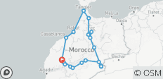  12-tägige private Luxusreise durch Marokko ab Marrakesch über Tanger, Wüste, Chefchaouen und die Königsstädte - 23 Destinationen 
