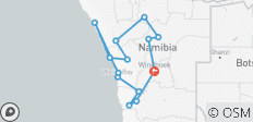  14 jours - Voyage privé à travers les merveilles les plus sauvages de la Namibie - 14 destinations 