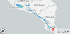  Mittelamerikanische Höhepunkte - 14 Destinationen 