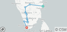  Kerala and the Southern Highlights - 12 destinations 