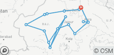  Rajasthan Panorama - 18 destinations 