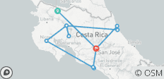  Colours of Costa Rica - 11 destinations 