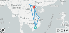 Sentiers du Viêt Nam - 13 destinations 