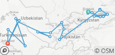 Voyage en Asie centrale - 24 destinations 