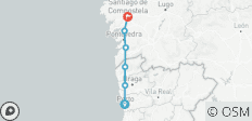  Camino de Santiago · Way of St. James · Portuguese Way · From Oporto to Santiago de Compostela · On Bike - 6 destinations 