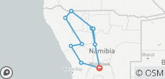  10 jours de safari tribal en camping en Namibie - 10 destinations 