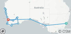  Rail Across the Nullarbor and Beyond Sydney → Perth (2026) - 19 destinations 
