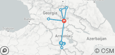  7 Day Armenia Twin Jewels of the Caucasus: Armenia &amp; Georgia Tour - 12 destinations 