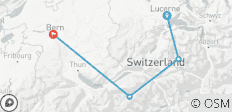  Le cœur de la Suisse - 4 destinations 