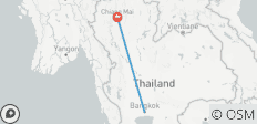  7-tägiges Thailand-Abenteuer: Bangkok, Chiang Mai &amp; Ethisches Elefanten-Schutzgebiet - 2 destinations 
