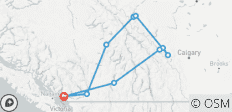  6-daagse rondreis door de Rockies van West-Canada (rondreis Vancouver) - 10 bestemmingen 