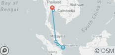  Viaje familiar personalizado a Singapur, Malasia y Tailandia, salida diaria - 7 destinos 