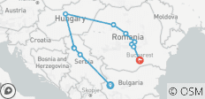  Schatten van de Balkan &amp; Transsylvanië (van Sofia naar Boekarest) - 11 bestemmingen 