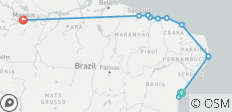  Circuit privé dans la jungle du nord du Brésil, départ quotidien, guide et voiture exclusifs - 12 destinations 