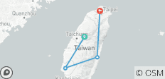  Taiwan by Train : Unique Sights &amp; Hidden Gems (en anglais) - 4 destinations 