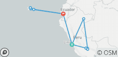  Spirit of Peru with Amazon and Galápagos Cruises Lima → Guayaquil (2026) - 13 destinations 