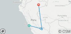  Spirit of Peru with Amazon Cruise Lima → Iquitos (2026) - 7 destinations 