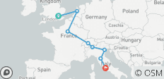  Europa Railroad : Urban Vibes &amp; Alpen Heights - 8 destinations 