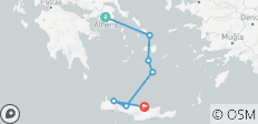  Griechenland Inselhopping: Cyclades, Crete &amp; City of Gods! - 7 Destinationen 