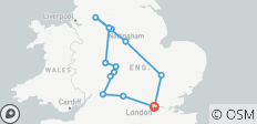 English Adventure (10 Days) - 13 destinations 