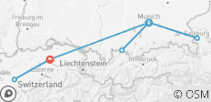  7 Days by Train in Munich &amp; Zurich: Alpine Dreams &amp; Bavarian Charms - 8 destinations 