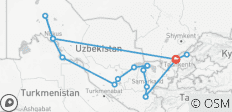  True Adventure to Uzbekistan - Private Tour - 15 destinations 