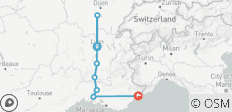  Sensations de Lyon &amp; Provence 2024|2025|2026 - 8 jours (de Lyon à Nice) - 7 destinations 
