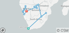 Southern Africa Safari (22 Days) - 17 destinations 