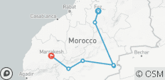  3- Days Tour Fes To Marrakesh Luxury Merzouga Erg Chebbi Camp - 7 destinations 